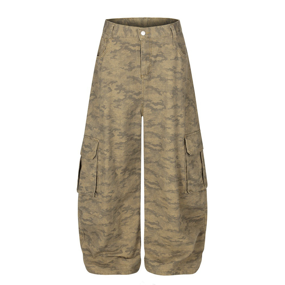 Camouflage workwear pants