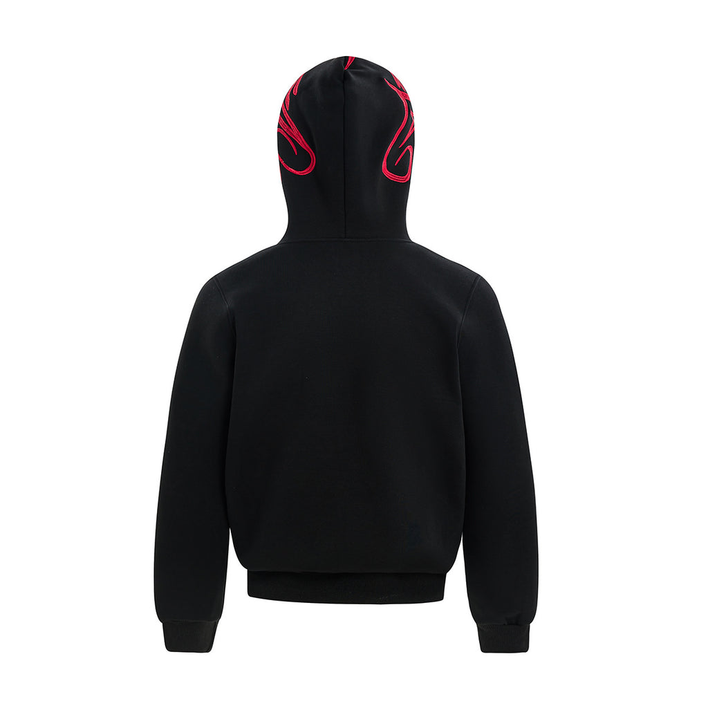 Embroidered hoodie hooded sweatshirt