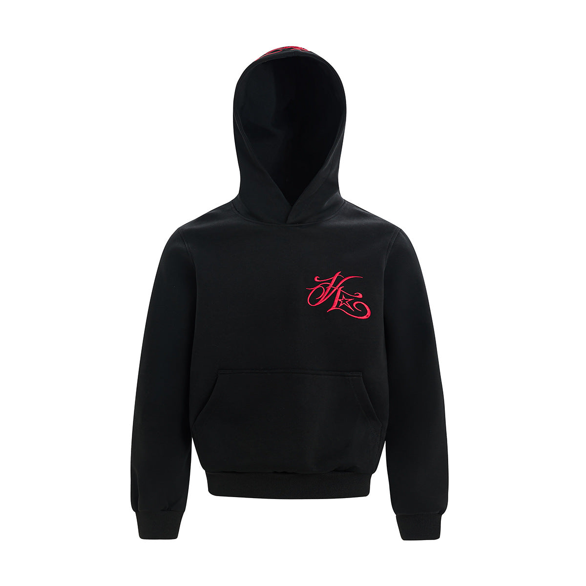 Embroidered hoodie hooded sweatshirt