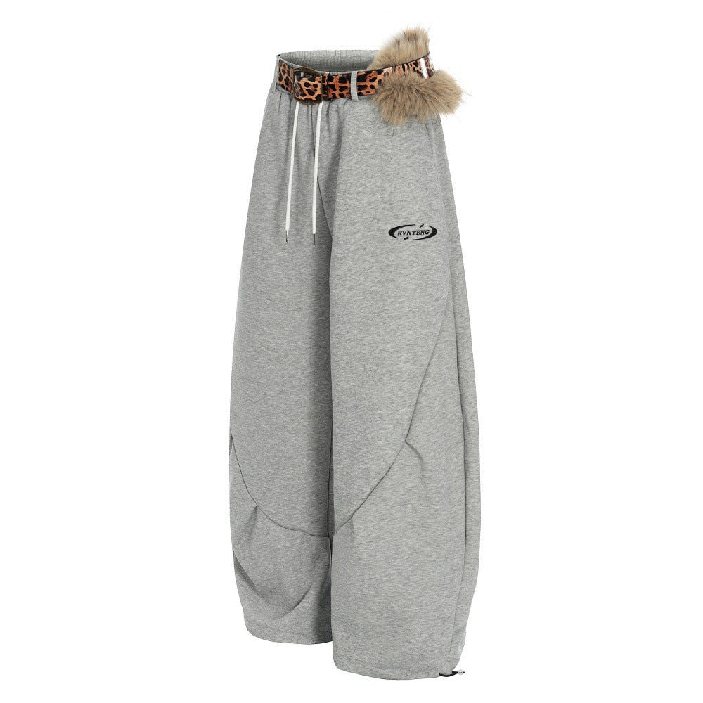 Bent knife and velvet sweatpants