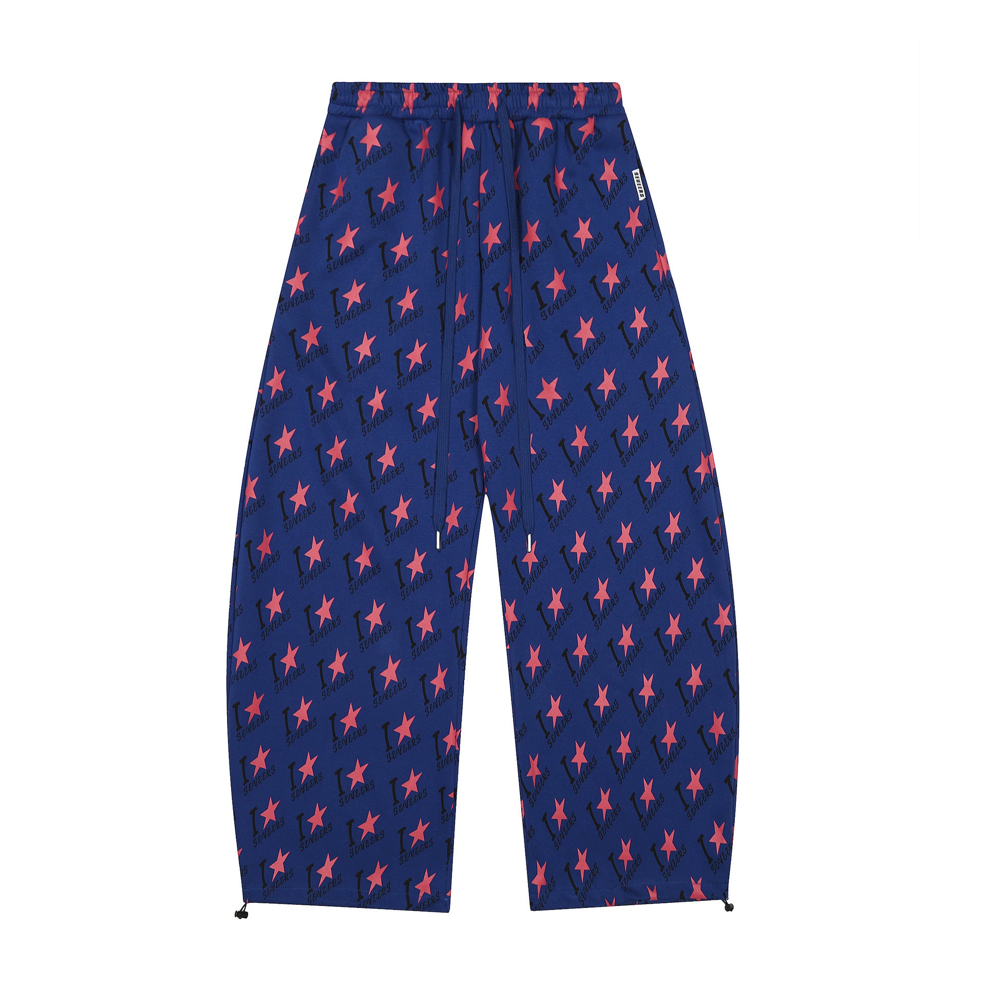 Full printed star sports casual pants