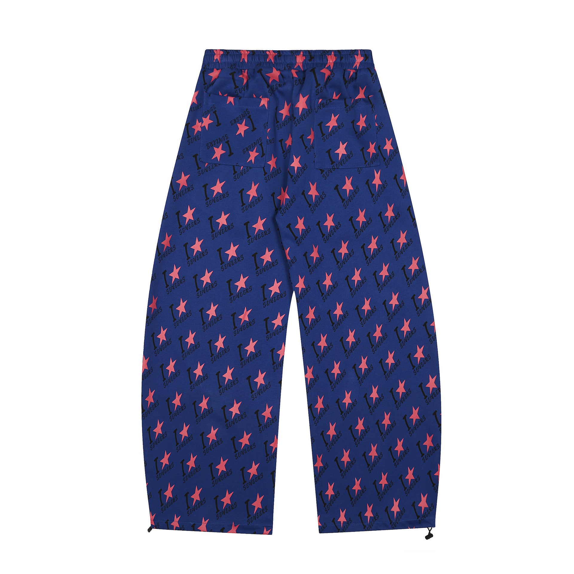 Full printed star sports casual pants