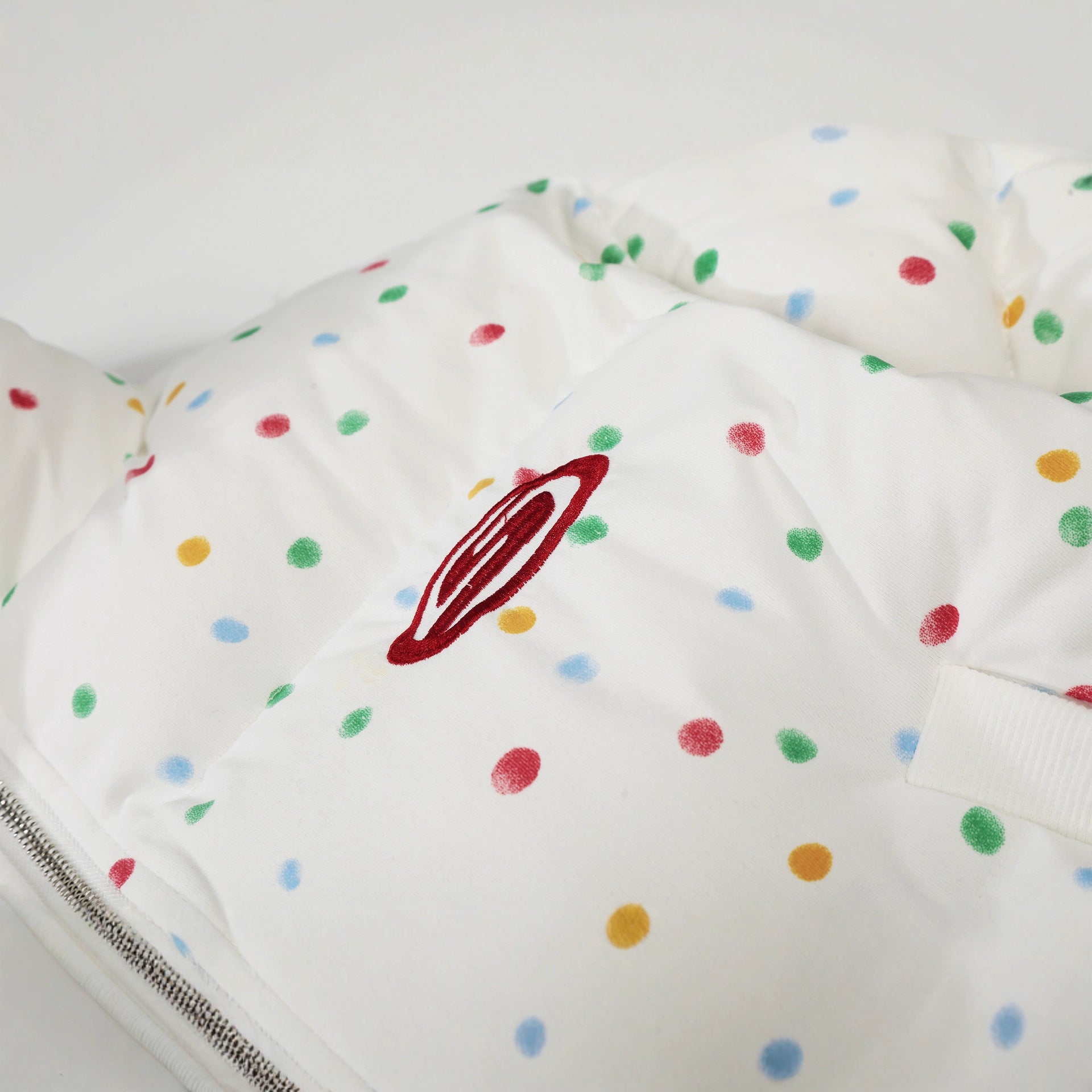 Dopamine wave point wind short cotton jacket for women