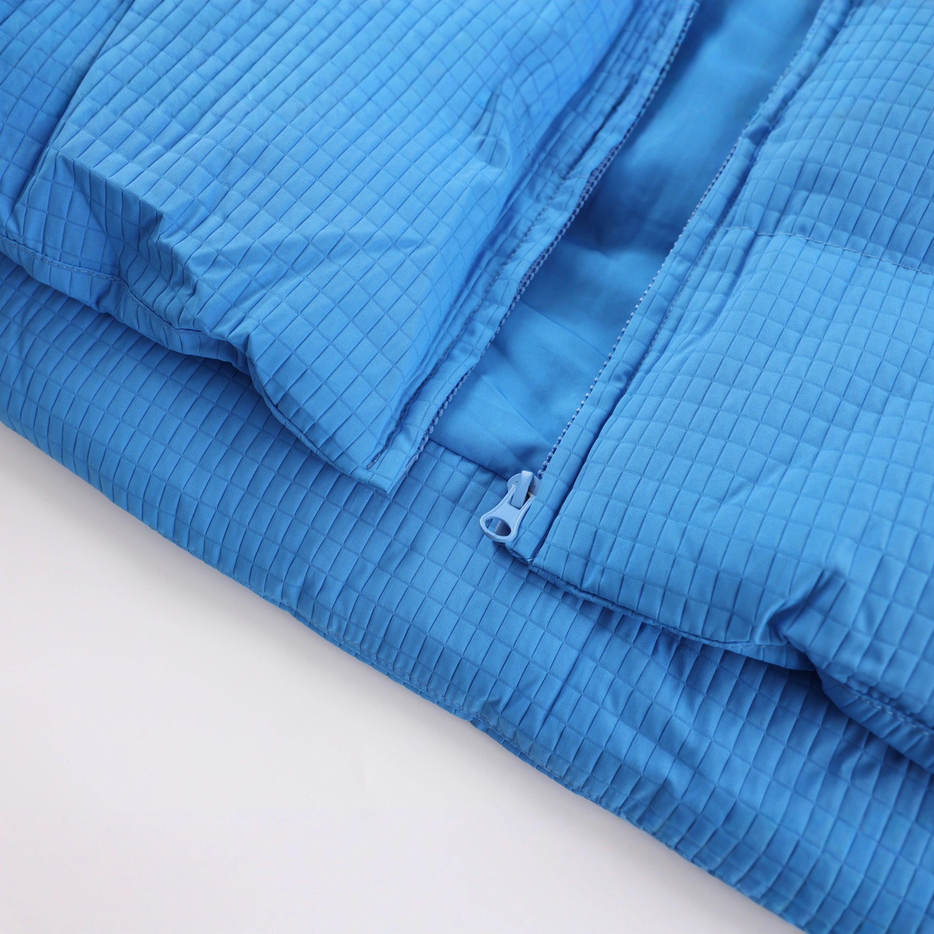 Vintage embroidered patchwork stand up collar cotton jacket