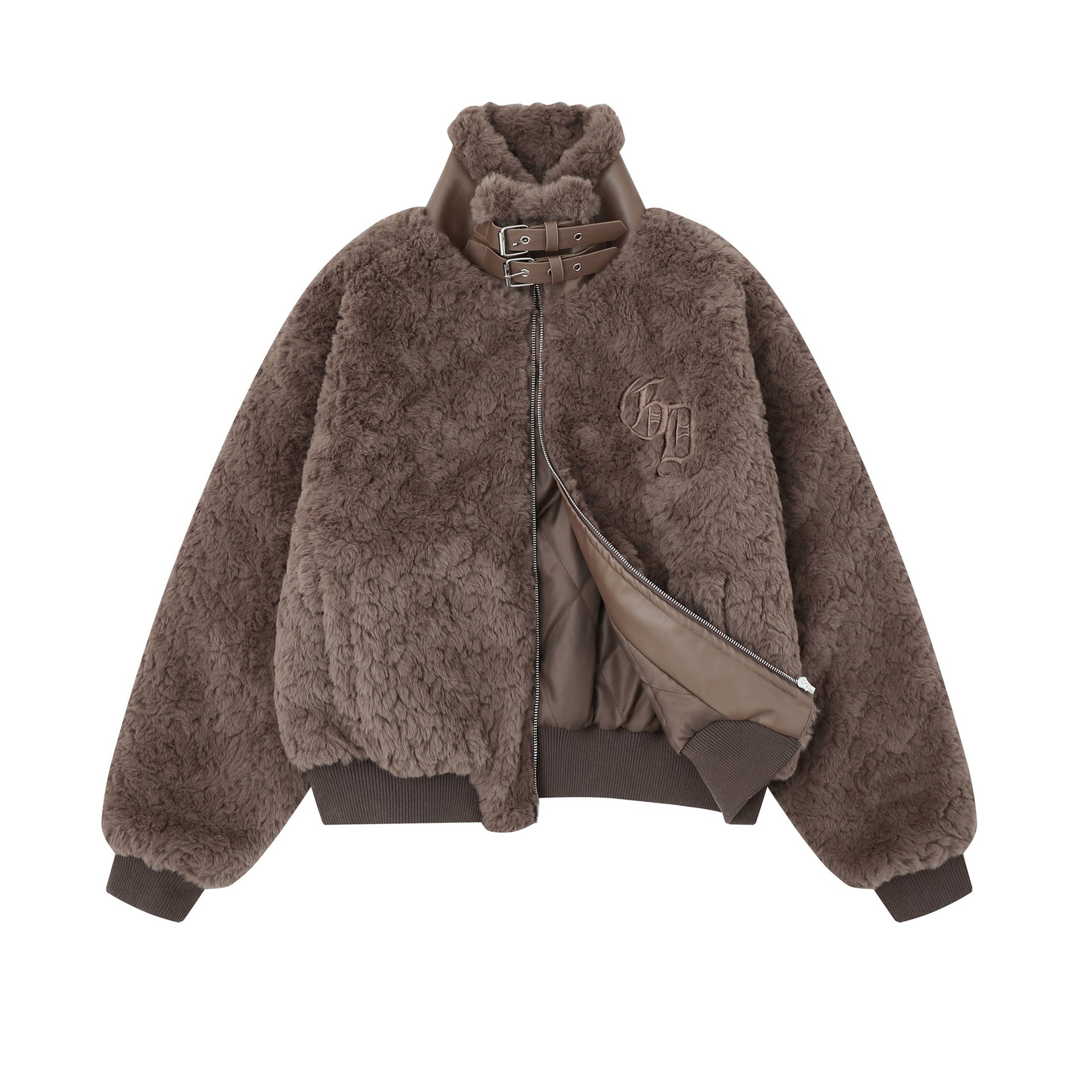 Mirad high-end embroidered collared cotton jacket for women