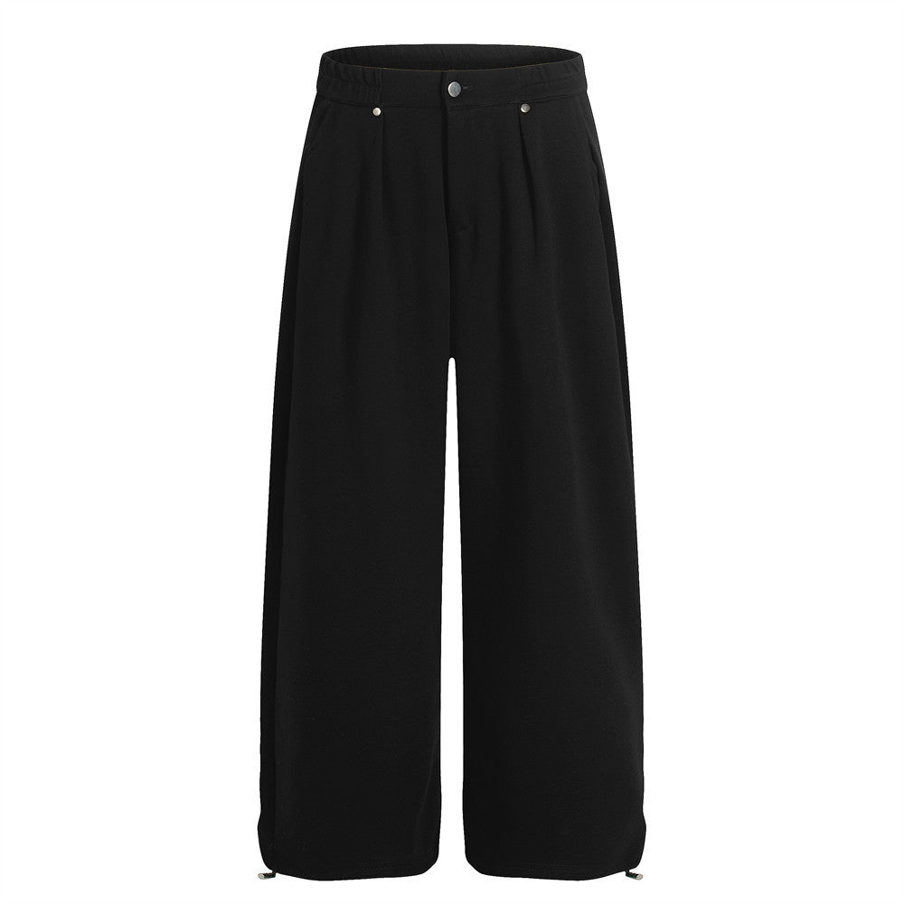 Wide leg casual pants