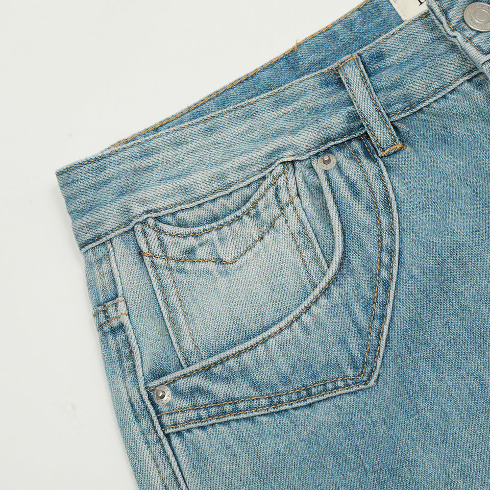 Cowboy wash water micro flared pants